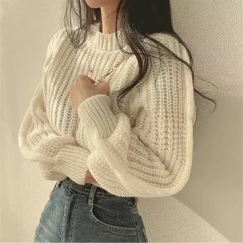 Sweater Knitwear Soft Warm Tops Chic - Additional View 2