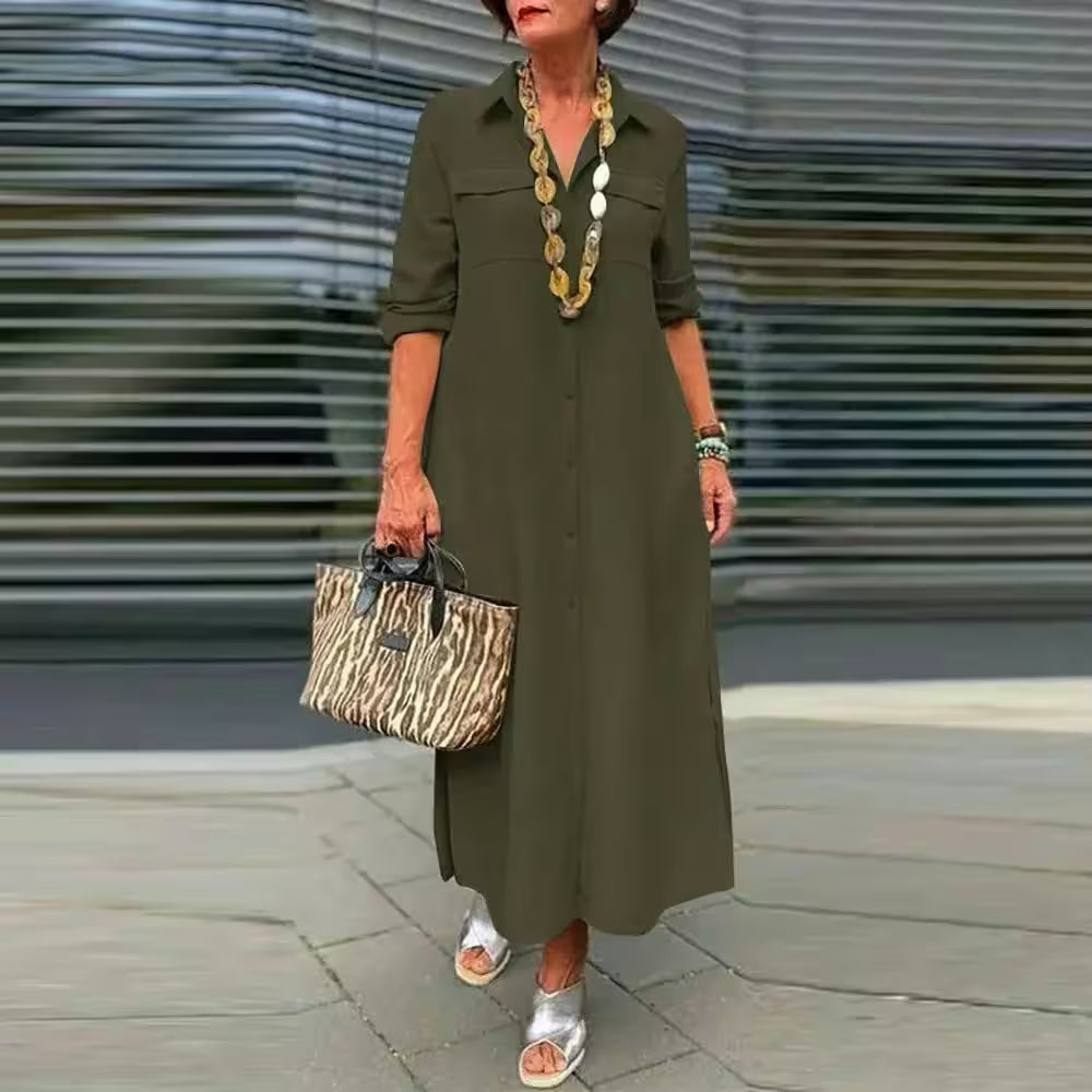 Plus Size Long Dress Clothing Casual - Additional View 5