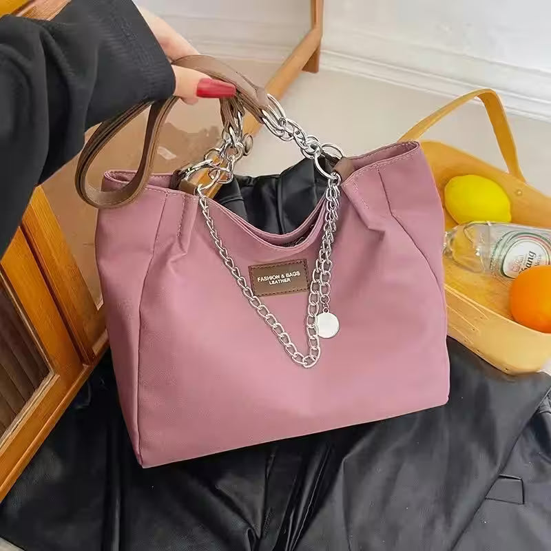 Tote Bag Fashion Chain One Shoulder - Additional View 9