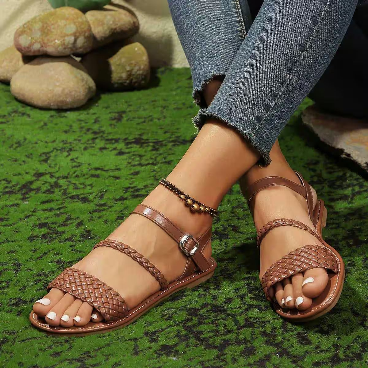 Casual Ankle Strap Sandals - Additional View 11