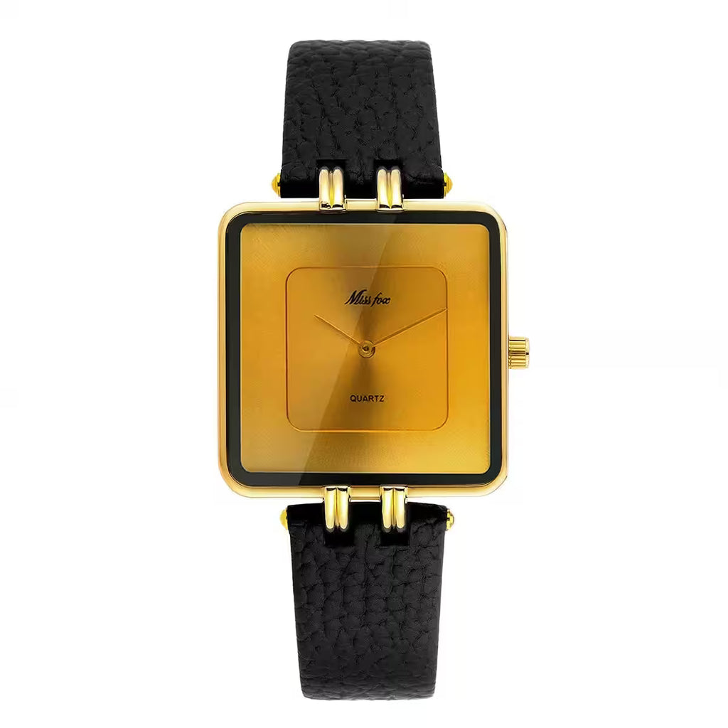 Wine Red Waterproof Belt Ladies Fashion Quartz Clock Watches - Women's Fashion - View 8