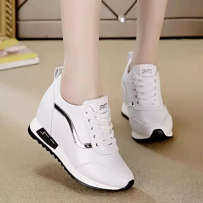 Rings - Shoes Style White Autumn New Wedges Casual Sneakers