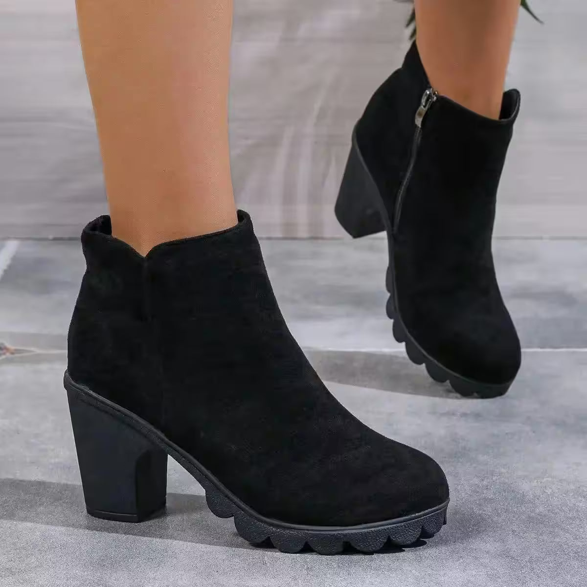 Boots High Quality Zipper Ladies Shoes - Additional View 7