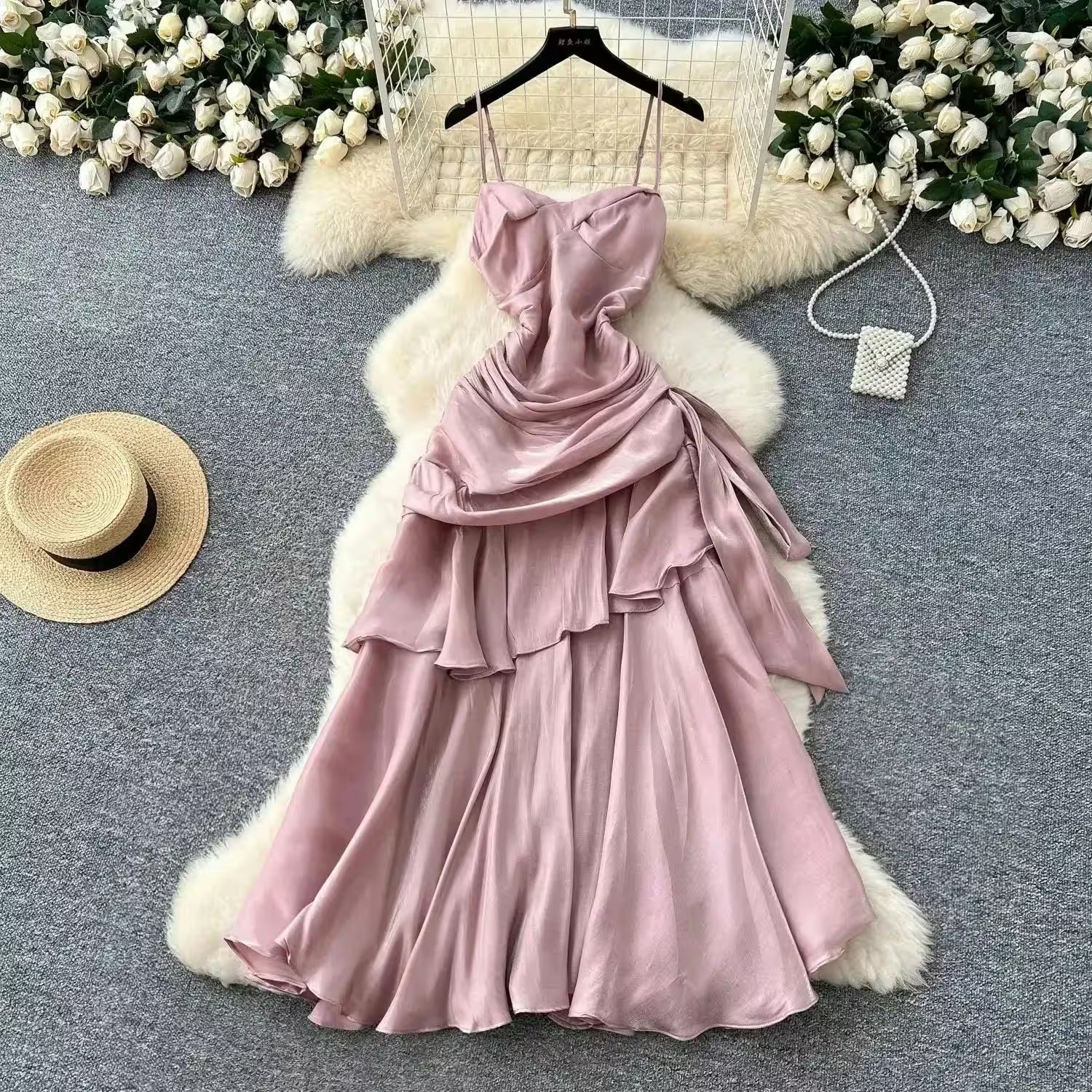 Casual A-line ceremony dresses Vestido Summer - Additional View 6