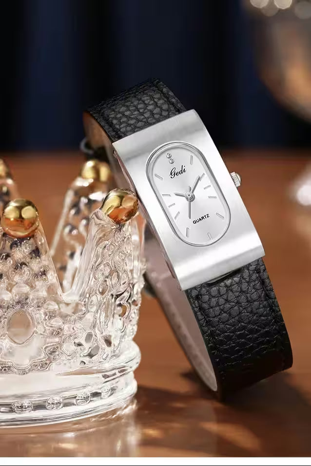 Fashion Gedi Top Brand Quartz Luxury Clock Rectangle - Additional View 7