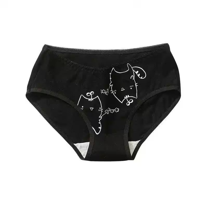 5Pcs/set Cotton Cartoon Cute Panties Girls' Short - Additional View 37