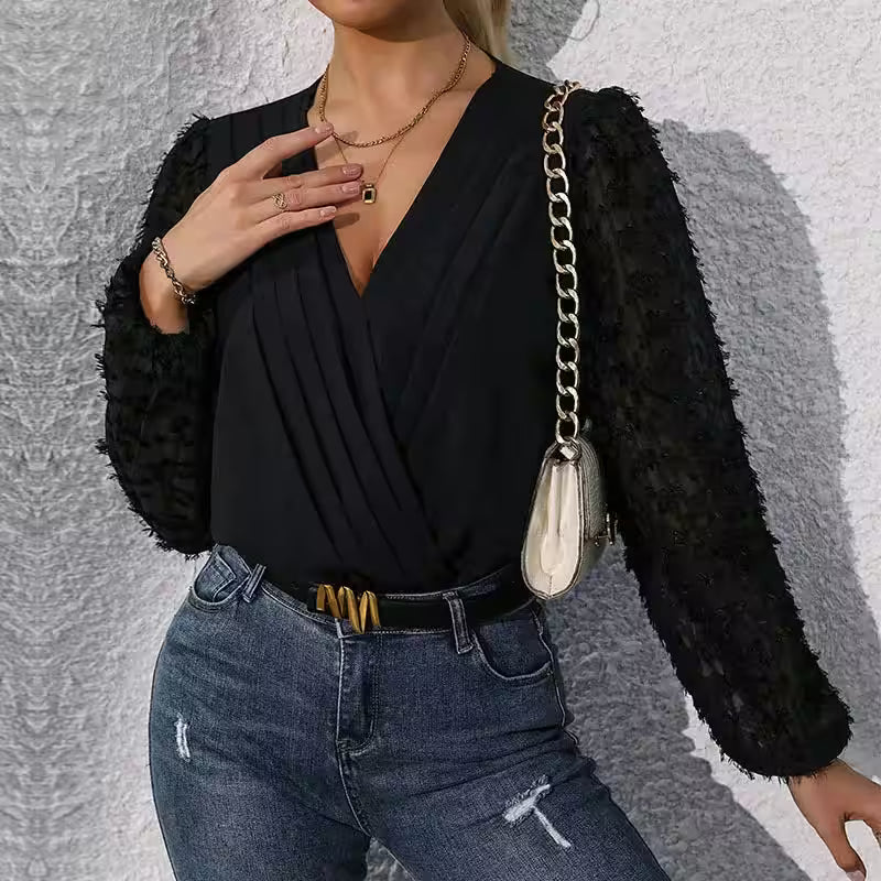 Dresses - Spring V-neck Temperament Jumpsuit