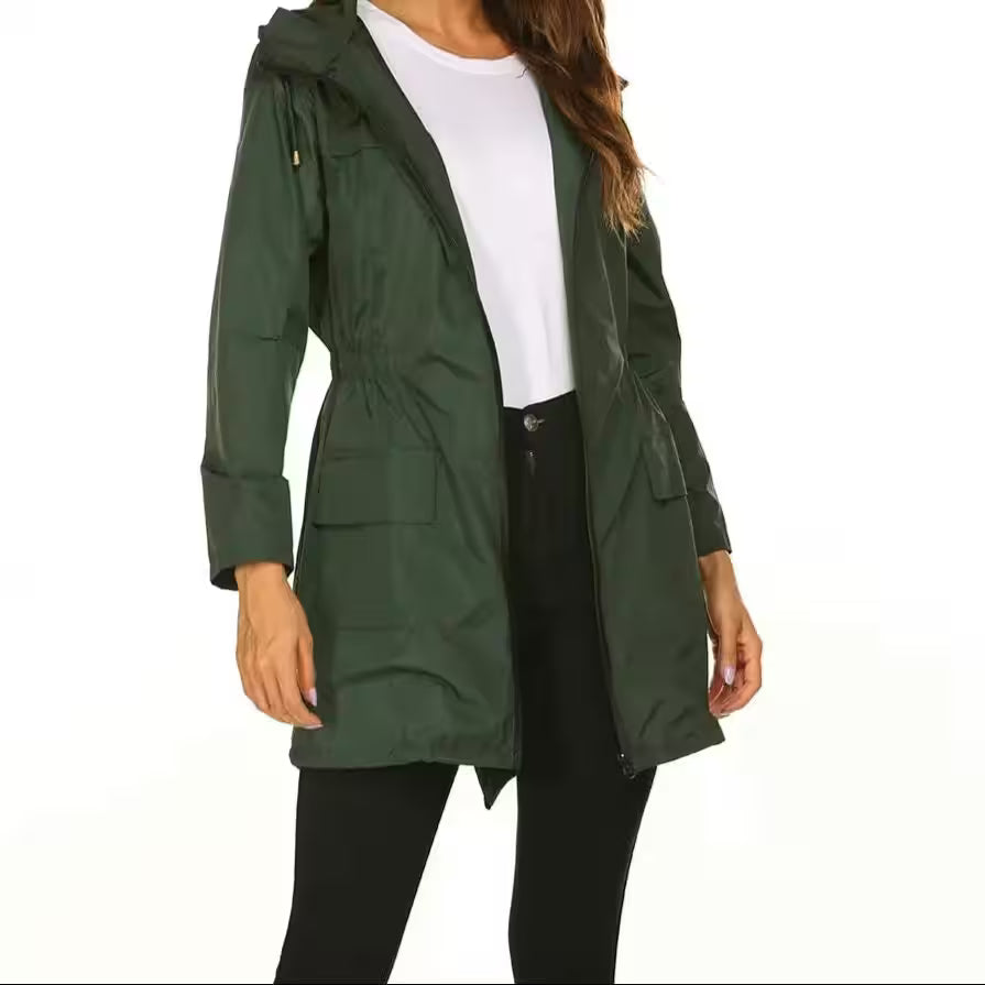 Sport Windbreaker Coat - Women's Fashion - View 7