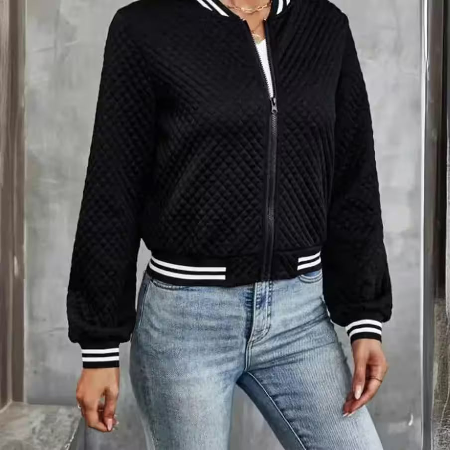 Coat Autumn Cross border Foreign  Fashion Zipper - Additional View 5