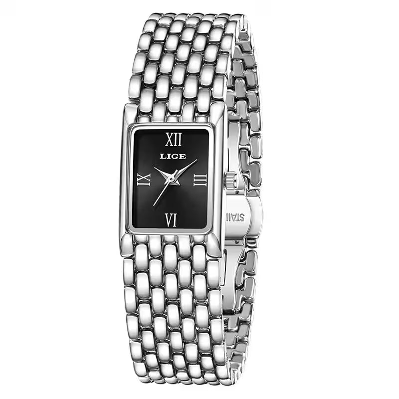 Watch Square Quartz Wristwatches Stainless Steel - Additional View 9