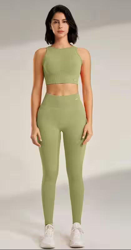 Set Leggings Fitness Exercise Clothing - Additional View 12