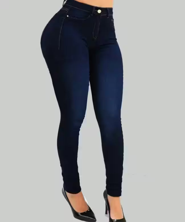 Jeans Skinny high waist street play pants shaping - Additional View 3