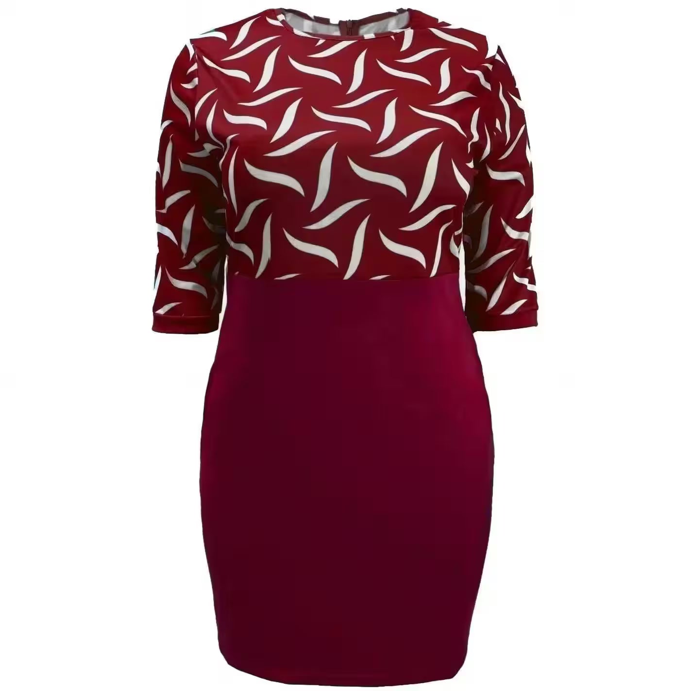 5XL 4XL Plus Size Clothes Dresses Office Lady - Flair Feminine