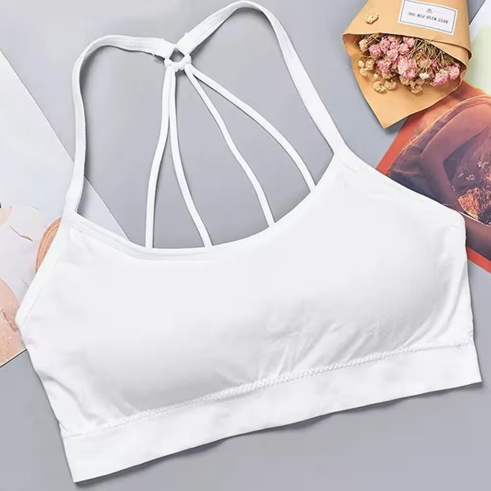 Integrated with cushion back heart strap wrap chest fitness yoga - Additional View 9