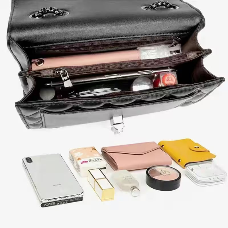 Crossbody Bag lingge-chain-single-shoulder - Additional View 5