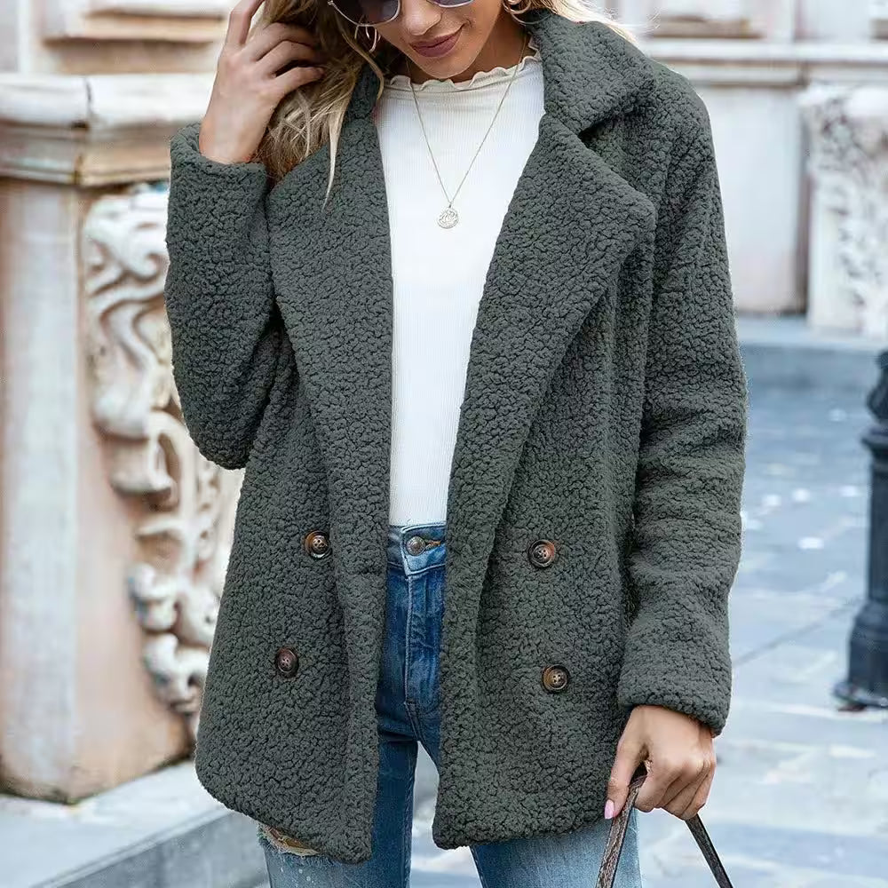 Coats Autumn Winter Warm Soft Overcoats - Women's Fashion - View 12