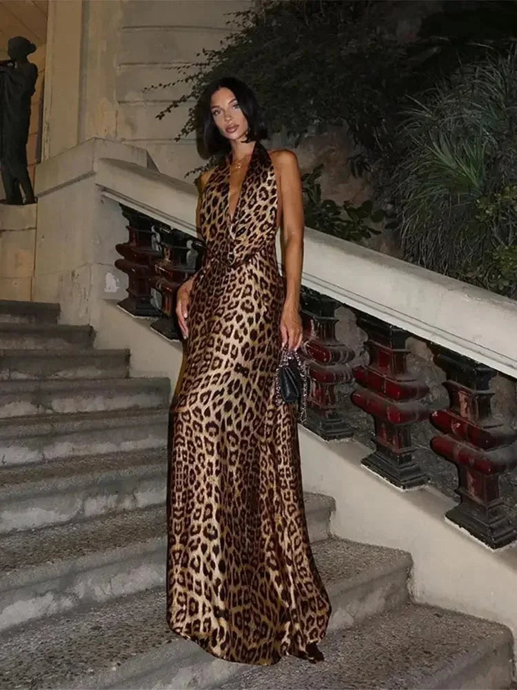 Leopard Print Dress Summer fashion - Additional View 5