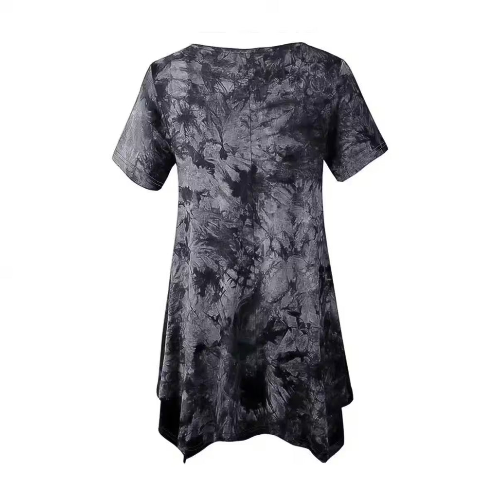 5XL Plus Size Short Sleeve T-shirt Casual - Women's Fashion - View 3