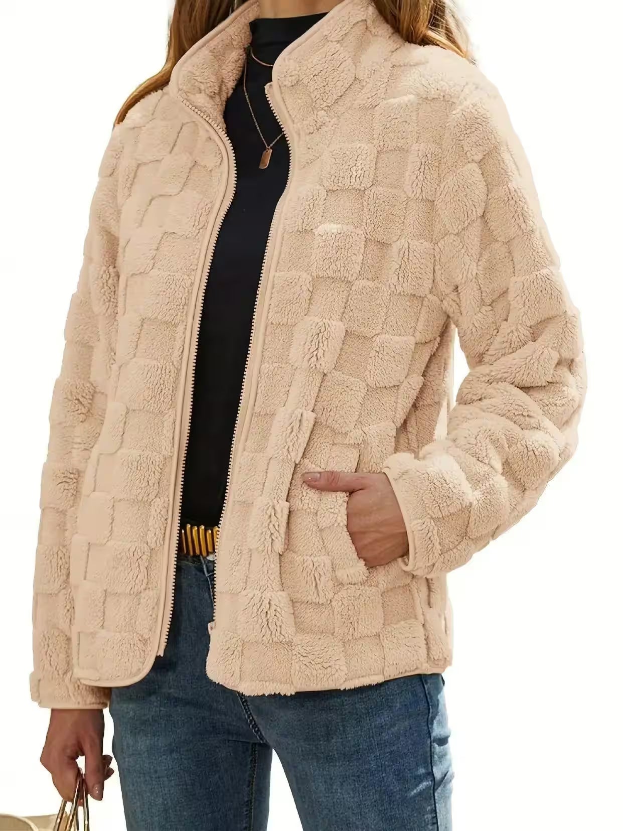 Rings - Coat Zipper Hairy Clothing for Women