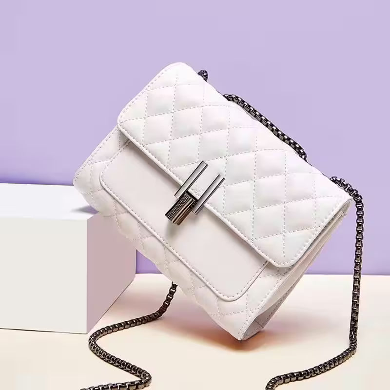 Crossbody Bag lingge-chain-single-shoulder - Additional View 4