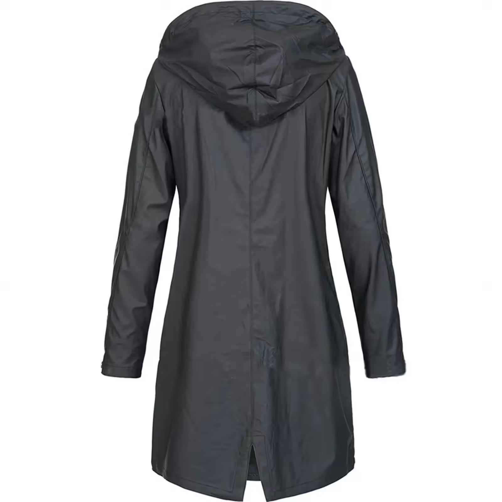 Hooded Raincoat Windproof Coat - Additional View 2