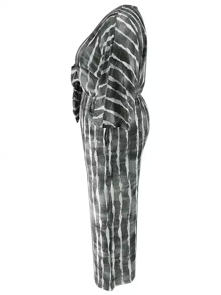 Plus Size Jumpsuits One Piece Outfits Printed - Additional View 4
