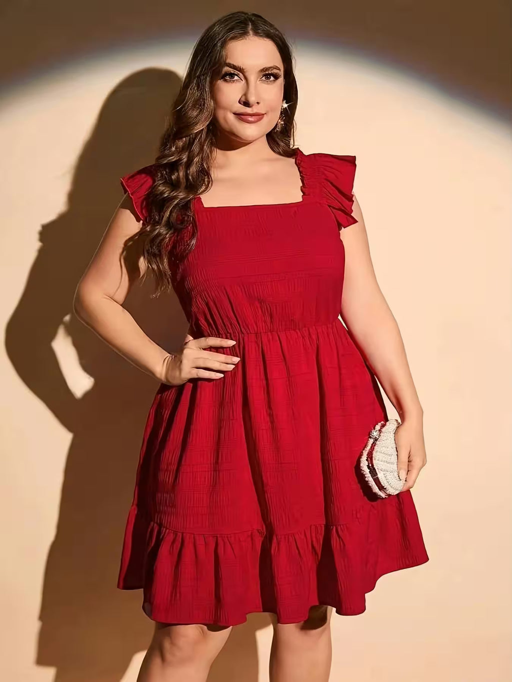 Plus Size Elegant Dress Casual Vacation - Women's Fashion - View 3