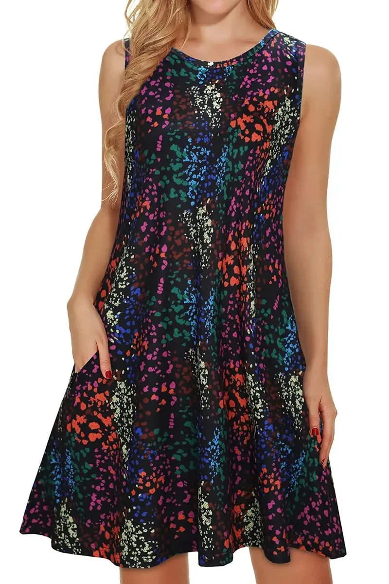Floral Beach Dress Summer fashion - Additional View 4