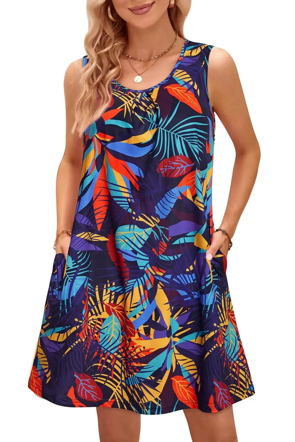Floral Beach Dress Summer fashion - Additional View 15